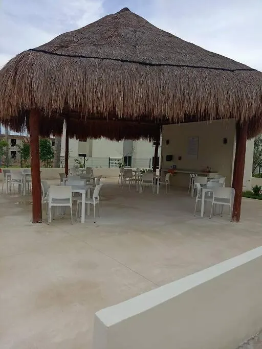 Apartmán Departamento Con Vista A Alberca, Aldea Tulum