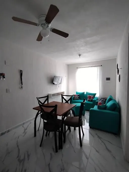 Apartmán Departamento Con Vista A Alberca, Aldea Tulum Mexiko